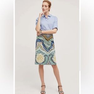 Anthropologie Moulinette Soeurs Riverwood Pencil Skirt